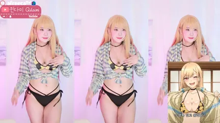 BJ金娜美表情刺激的加特林热舞20220516舞蹈剪辑